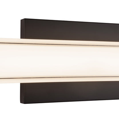 Kuzco Garland 24" Black Dimmable LED Wall Sconce, Black