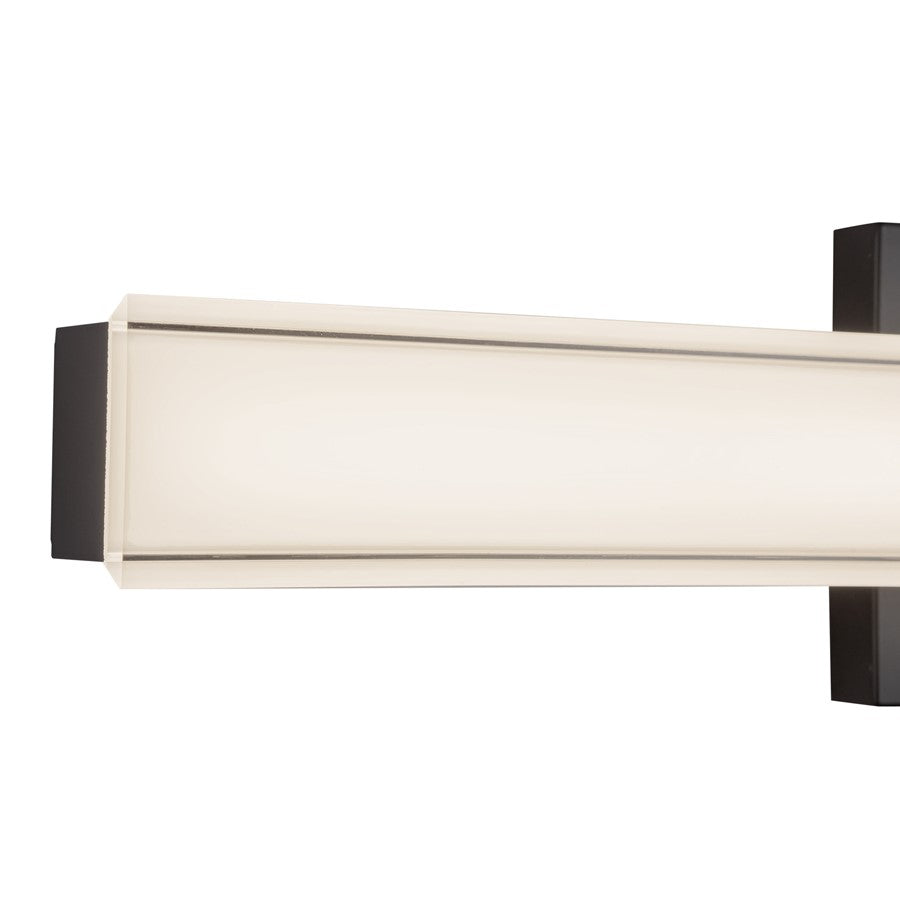 Kuzco Garland 24" Black Dimmable LED Wall Sconce, Black