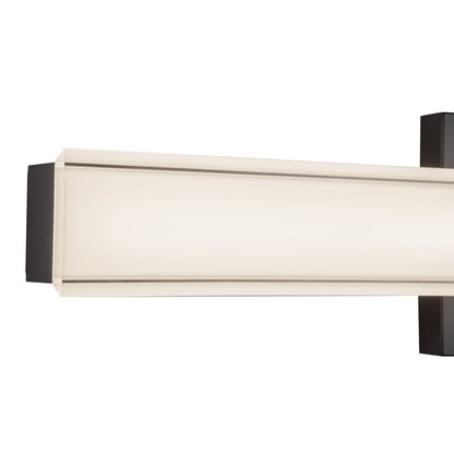Kuzco Garland 24" Black Dimmable LED Wall Sconce, Black