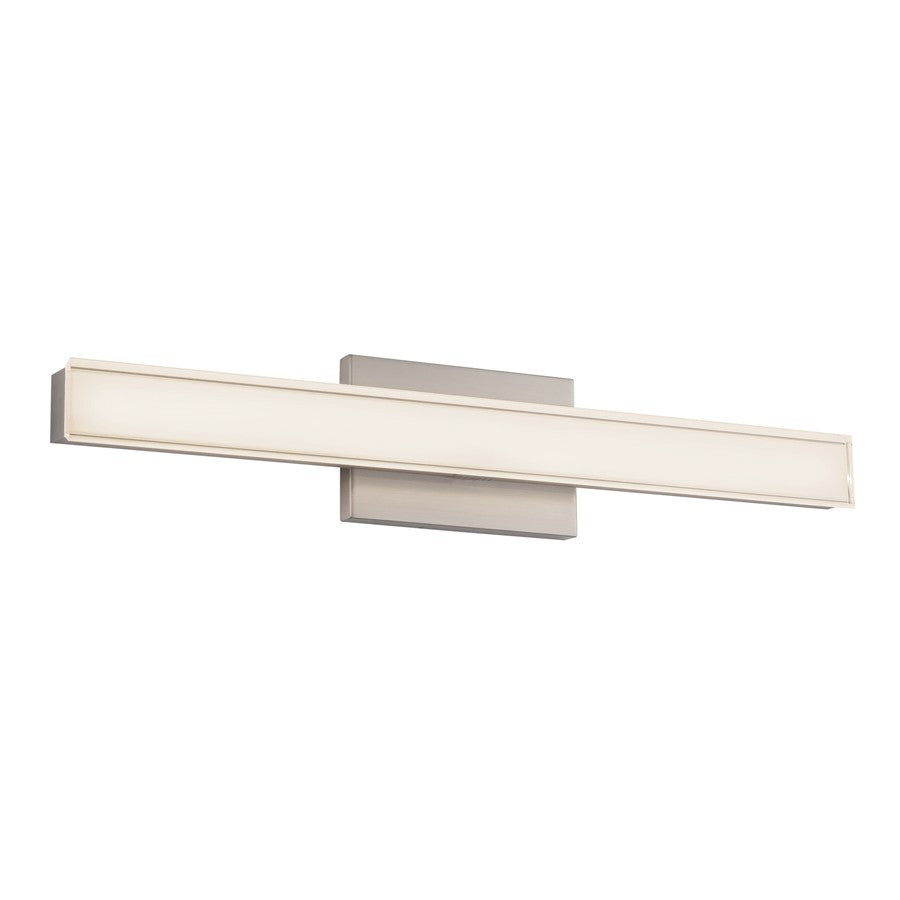 Kuzco Garland 24" Silver Dimmable LED Wall Sconce, Brushed Nickel