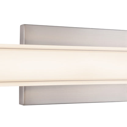 Kuzco Garland 24" Silver Dimmable LED Wall Sconce, Brushed Nickel