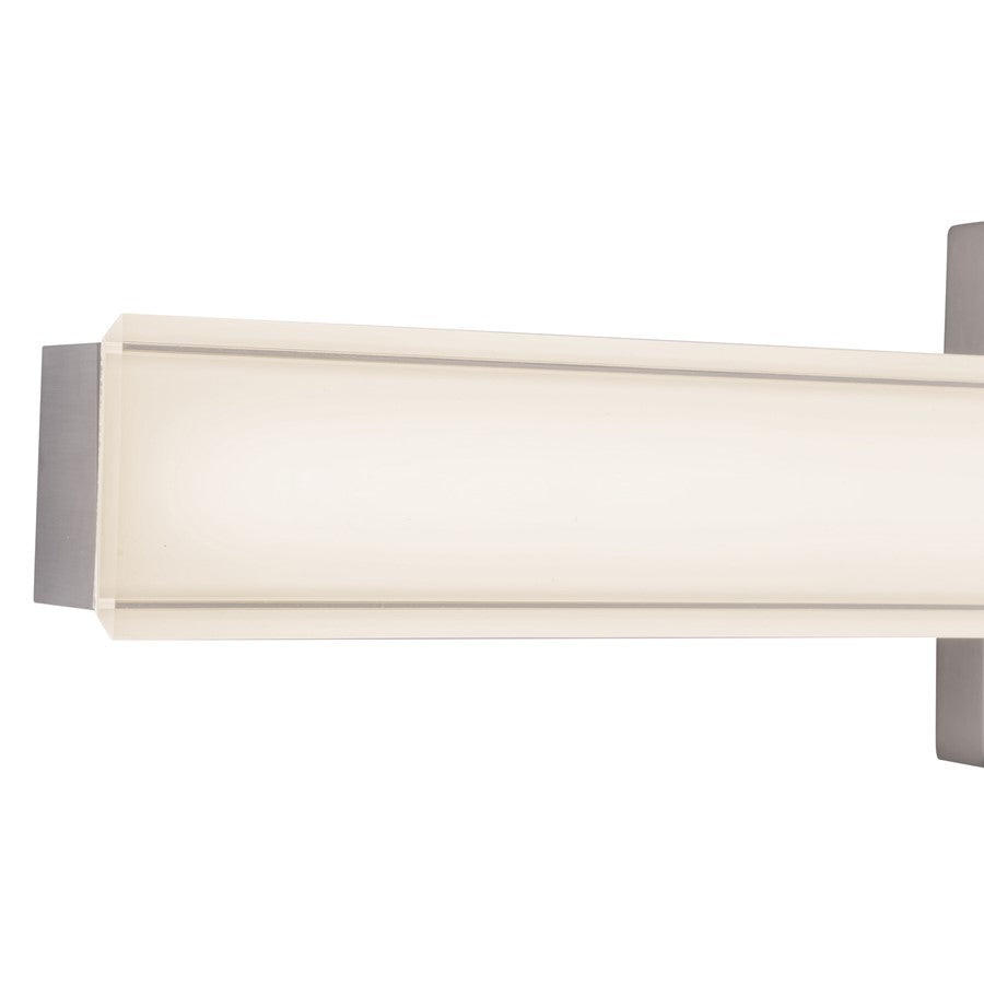 Kuzco Garland 24" Silver Dimmable LED Wall Sconce, Brushed Nickel