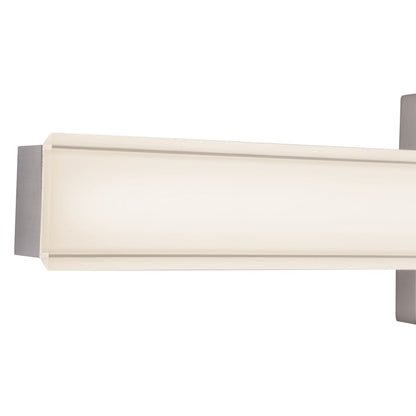 Kuzco Garland 24" Silver Dimmable LED Wall Sconce, Brushed Nickel