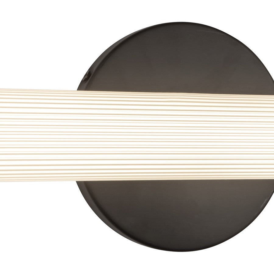 Kuzco Vire 24" Black Dimmable LED Wall Sconce, Black