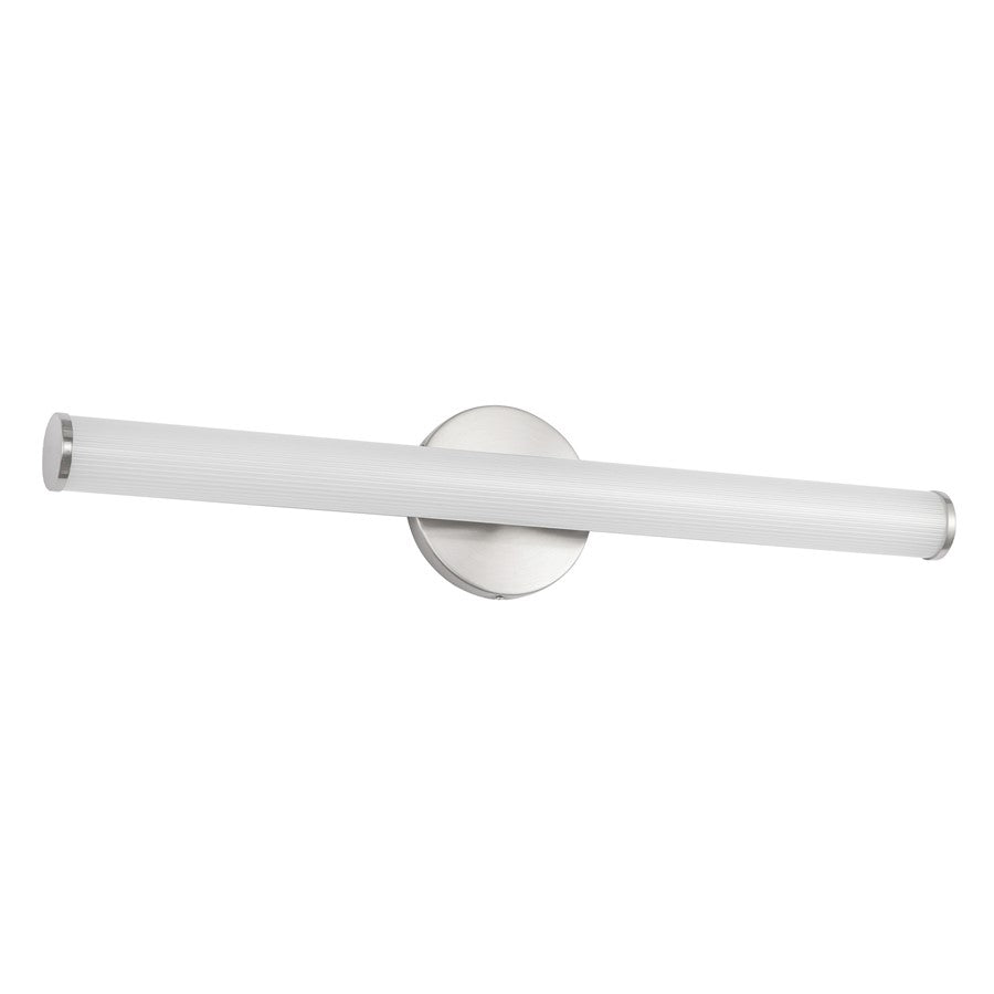 Kuzco Vire 24" Silver Dimmable LED Wall Sconce, Brushed Nickel
