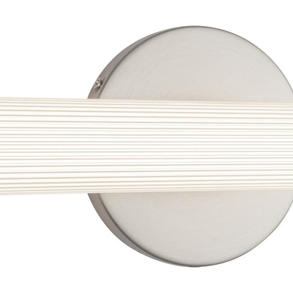 Kuzco Vire 24" Silver Dimmable LED Wall Sconce, Brushed Nickel