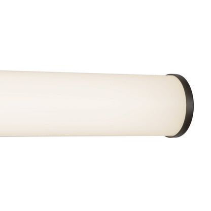 Kuzco Tectra 24" Black Dimmable LED Wall Sconce, Black