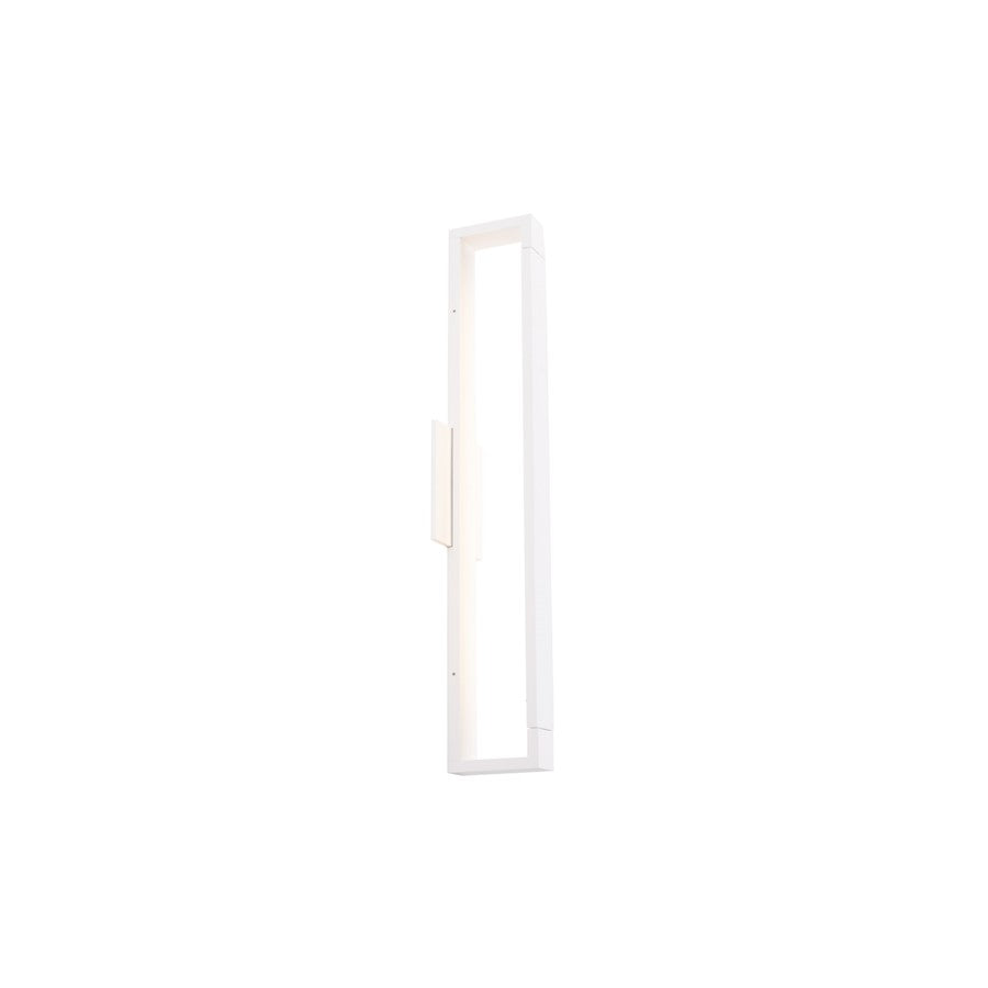 Kuzco Swivel 24" LED Wall Sconce, White/Frosted Acrylic Diffuser - WS24324-WH