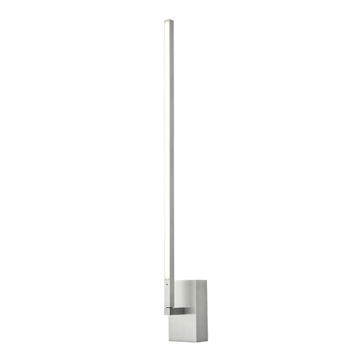 Kuzco Pandora 25" LED Wall Sconce, Nickel/White Acrylic Diffuser - WS25125-BN