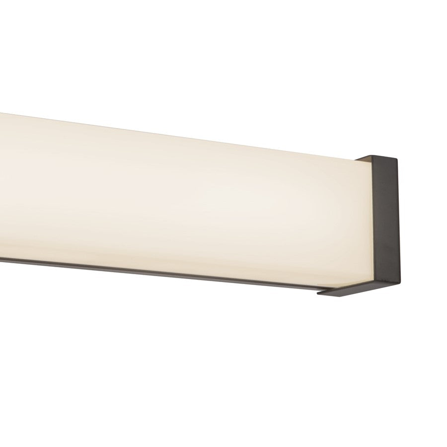 Kuzco Geri 30" Black Dimmable LED Wall Sconce, Black