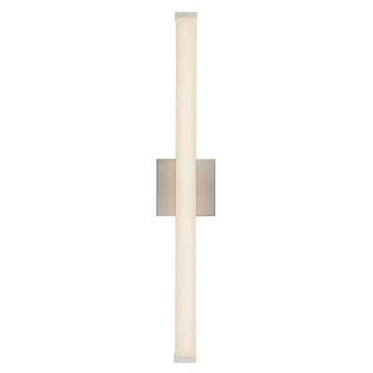 Kuzco Geri 30" Silver Dimmable LED Wall Sconce, Brushed Nickel