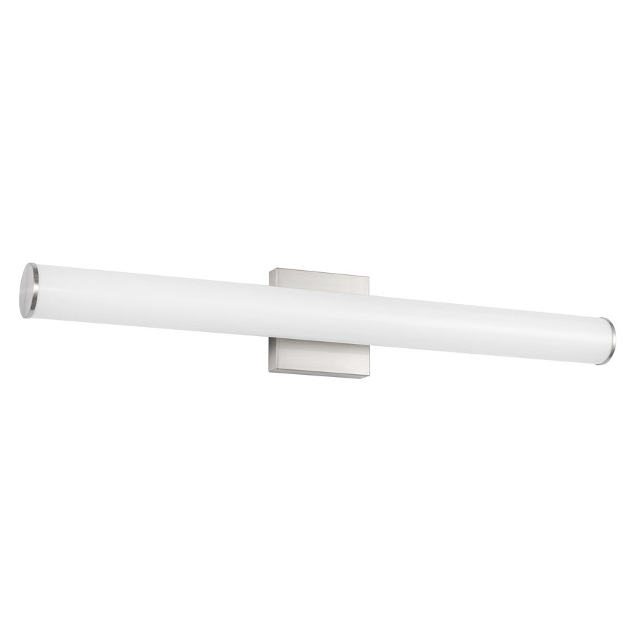 Kuzco Rico 30" Silver Dimmable LED Wall Sconce, Brushed Nickel