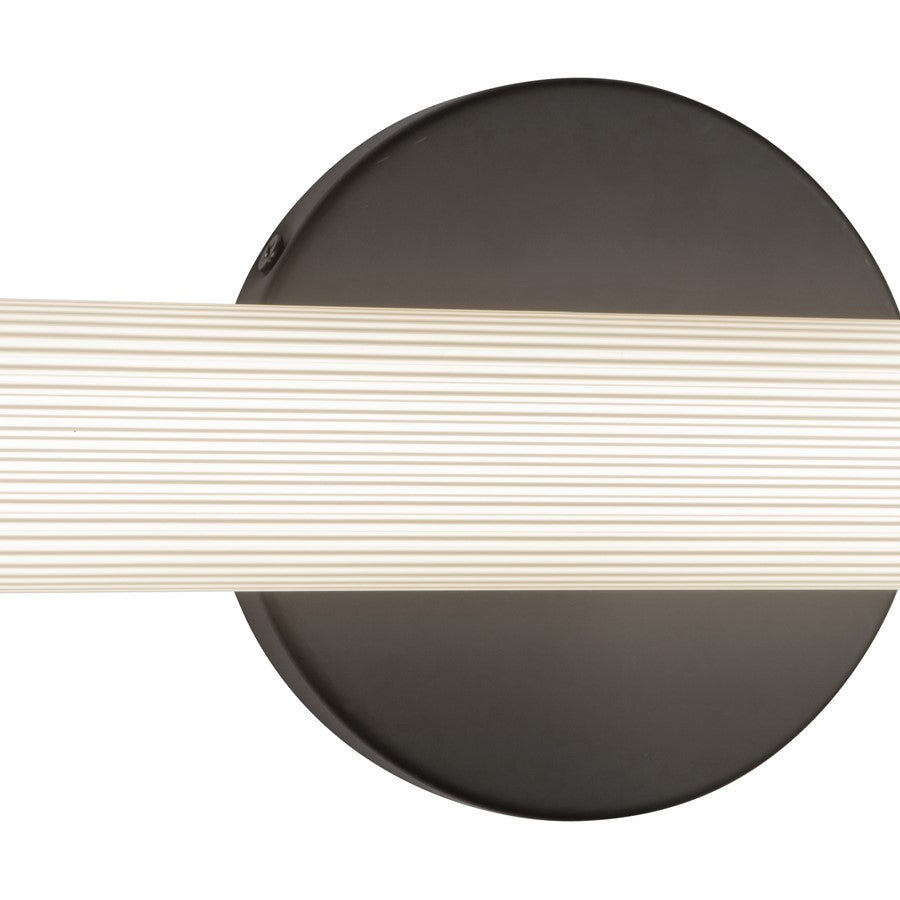 Kuzco Vire 30" Black Dimmable LED Wall Sconce, Black