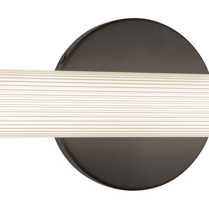 Kuzco Vire 30" Black Dimmable LED Wall Sconce, Black