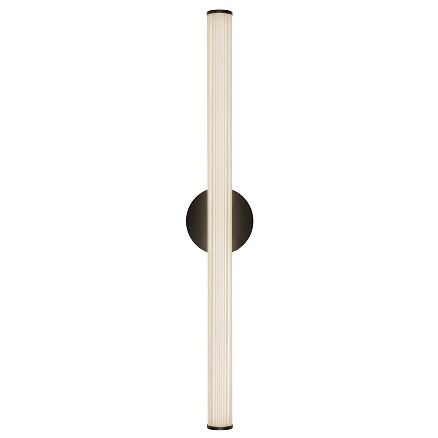 Kuzco Vire 30" Black Dimmable LED Wall Sconce, Black