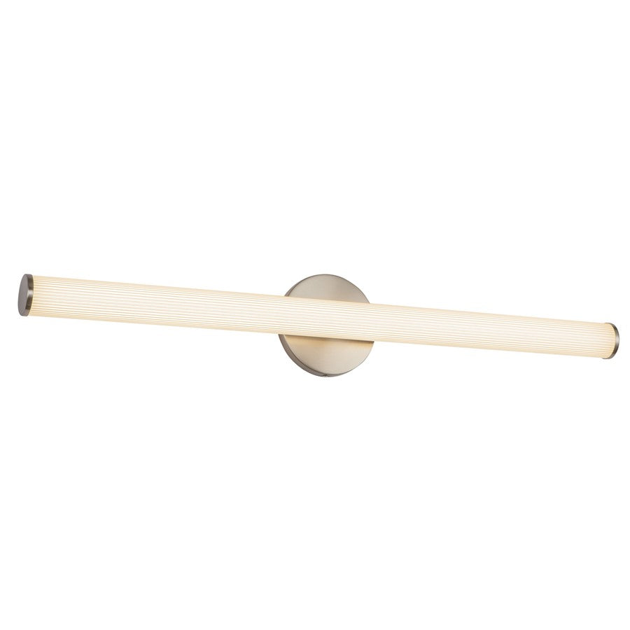 Kuzco Vire 30" Silver Dimmable LED Wall Sconce, Brushed Nickel