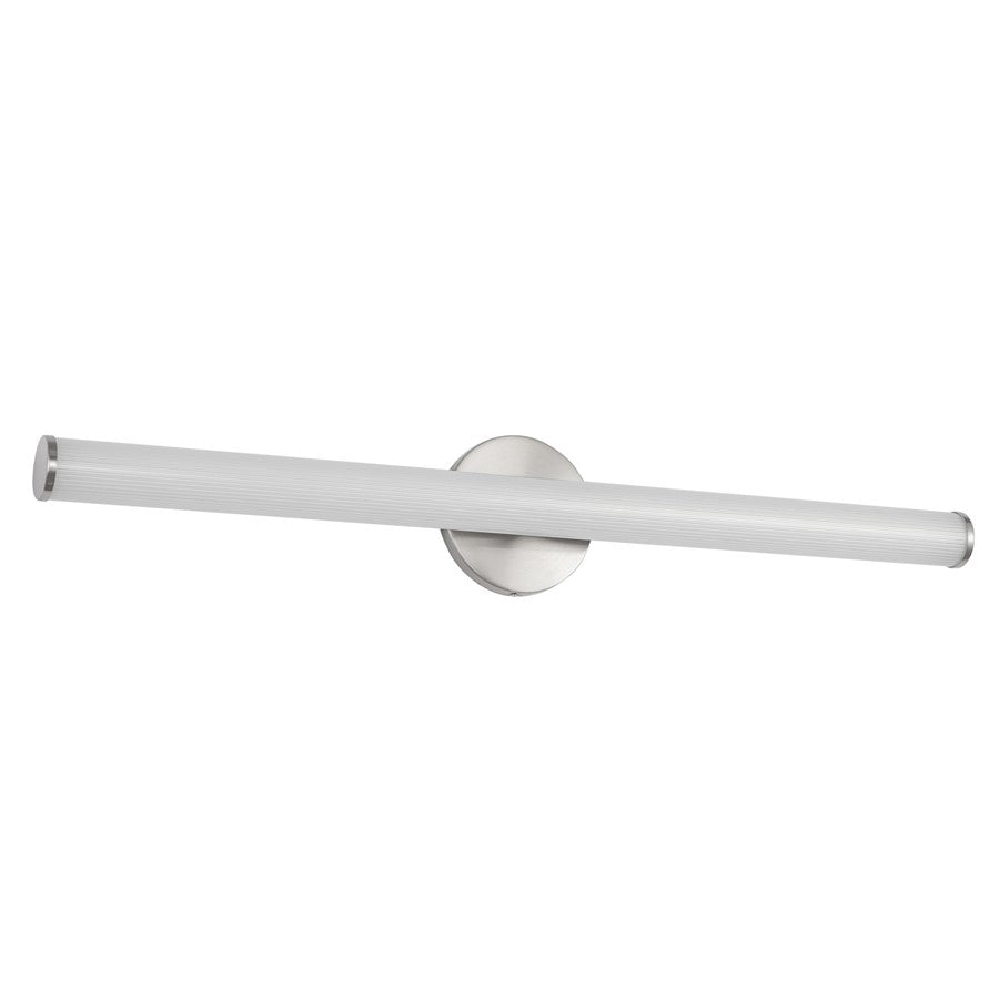 Kuzco Vire 30" Silver Dimmable LED Wall Sconce, Brushed Nickel