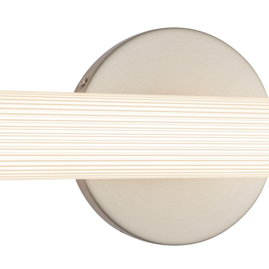 Kuzco Vire 30" Silver Dimmable LED Wall Sconce, Brushed Nickel