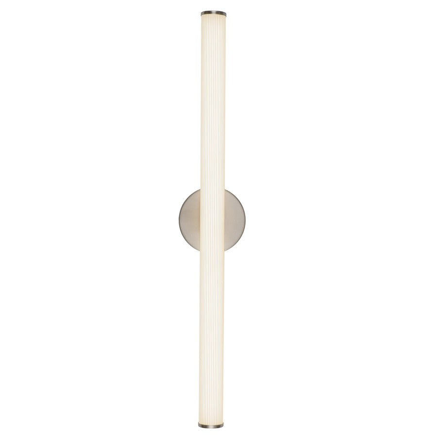 Kuzco Vire 30" Silver Dimmable LED Wall Sconce, Brushed Nickel