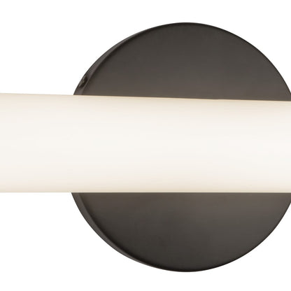 Kuzco Tectra 30" Black Dimmable LED Wall Sconce, Black