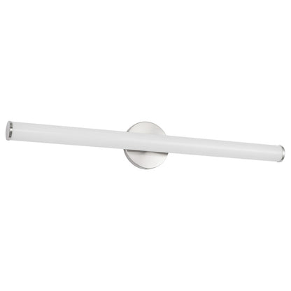 Kuzco Tectra 30" Silver Dimmable LED Wall Sconce, Brushed Nickel