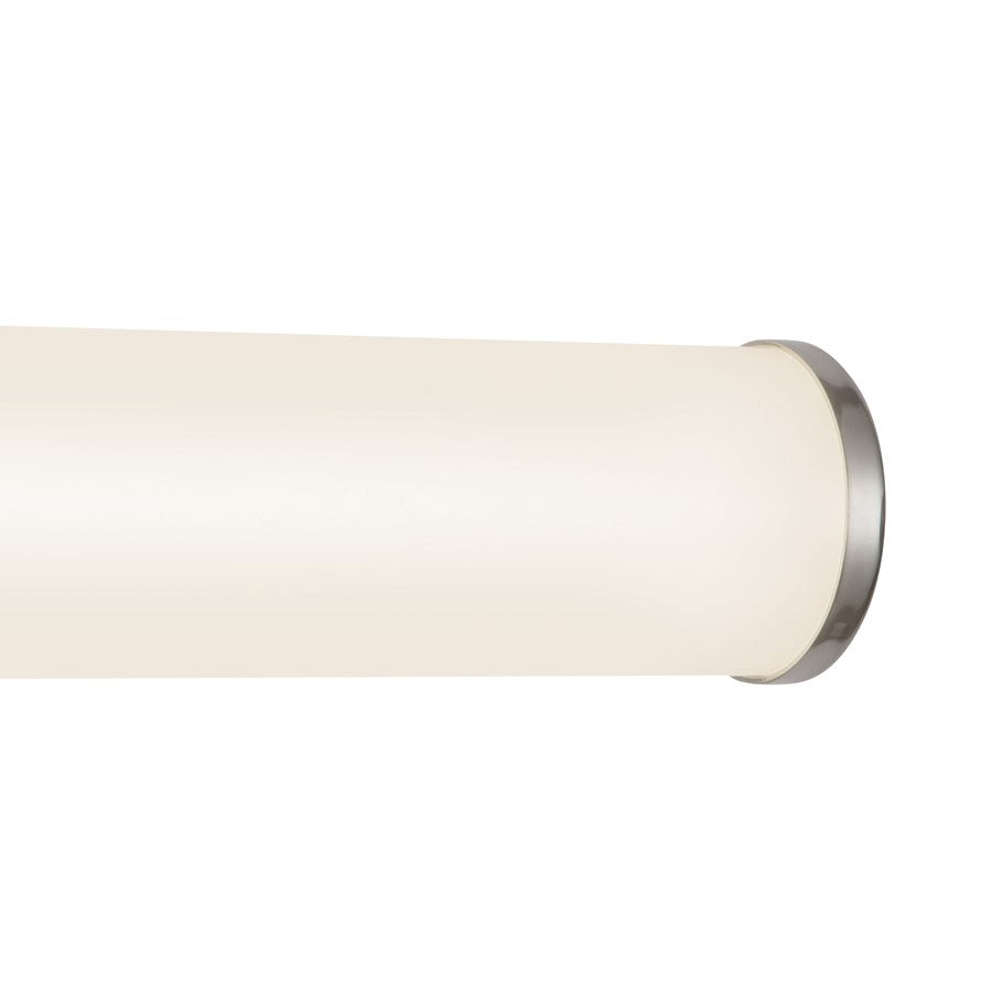 Kuzco Tectra 30" Silver Dimmable LED Wall Sconce, Brushed Nickel