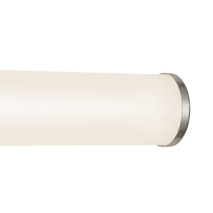 Kuzco Tectra 30" Silver Dimmable LED Wall Sconce, Brushed Nickel
