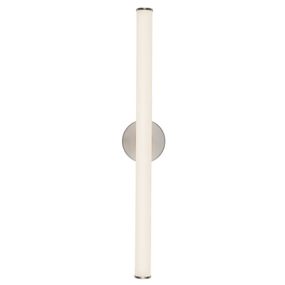 Kuzco Tectra 30" Silver Dimmable LED Wall Sconce, Brushed Nickel
