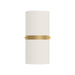 Kuzco Harrow 13" LED Wall Sconce, Brushed Gold/Opal - WS3413-BG