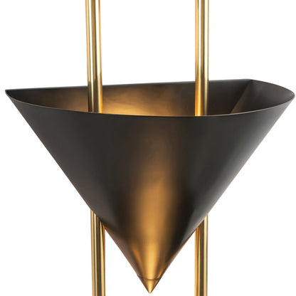 Kuzco Versus 28" Black Wall Sconce, Urban Bronze