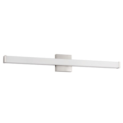 Kuzco Geri 36" Silver Dimmable LED Wall Sconce, Brushed Nickel
