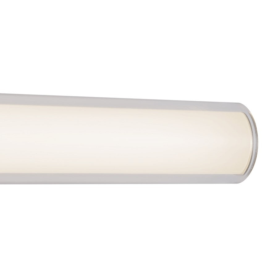 Kuzco Tole 36" Silver Dimmable LED Wall Sconce, Brushed Nickel