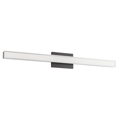 Kuzco Garland 36" Black Dimmable LED Wall Sconce, Black