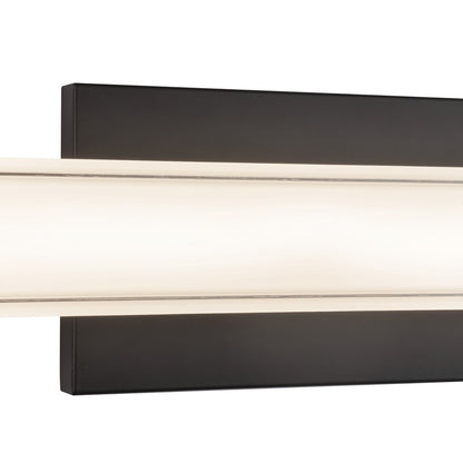 Kuzco Garland 36" Black Dimmable LED Wall Sconce, Black