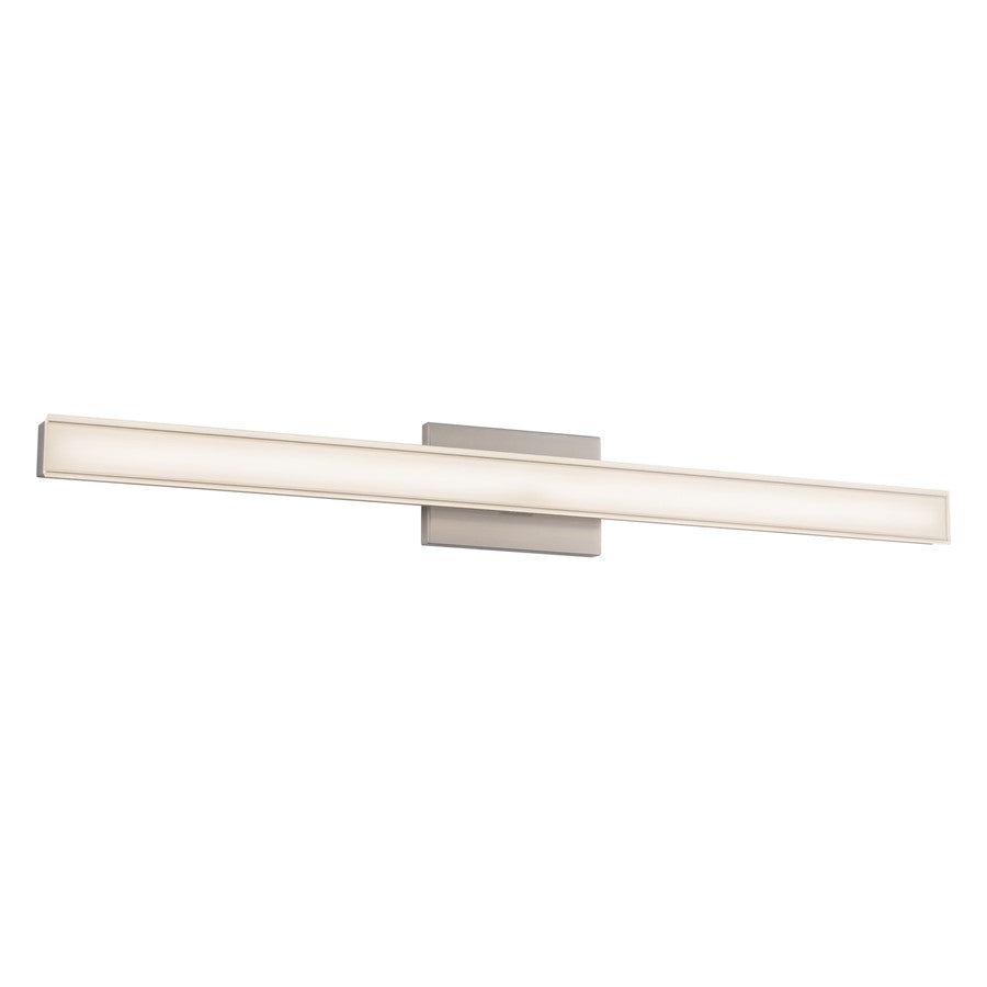 Kuzco Garland 36" Silver Dimmable LED Wall Sconce, Brushed Nickel