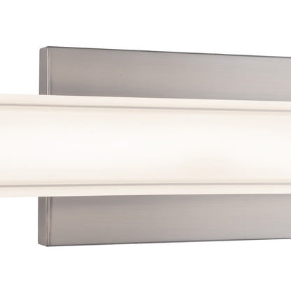 Kuzco Garland 36" Silver Dimmable LED Wall Sconce, Brushed Nickel