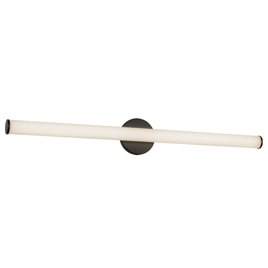 Kuzco Vire 36" Black Dimmable LED Wall Sconce, Black