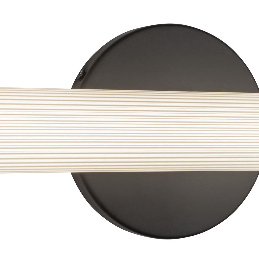 Kuzco Vire 36" Black Dimmable LED Wall Sconce, Black