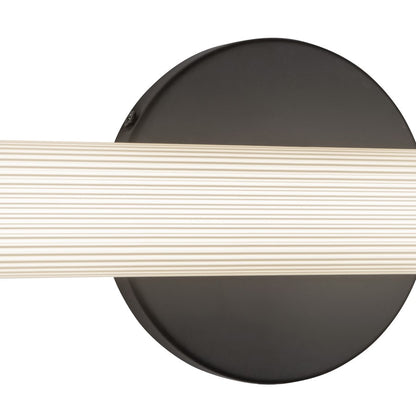 Kuzco Vire 36" Black Dimmable LED Wall Sconce, Black