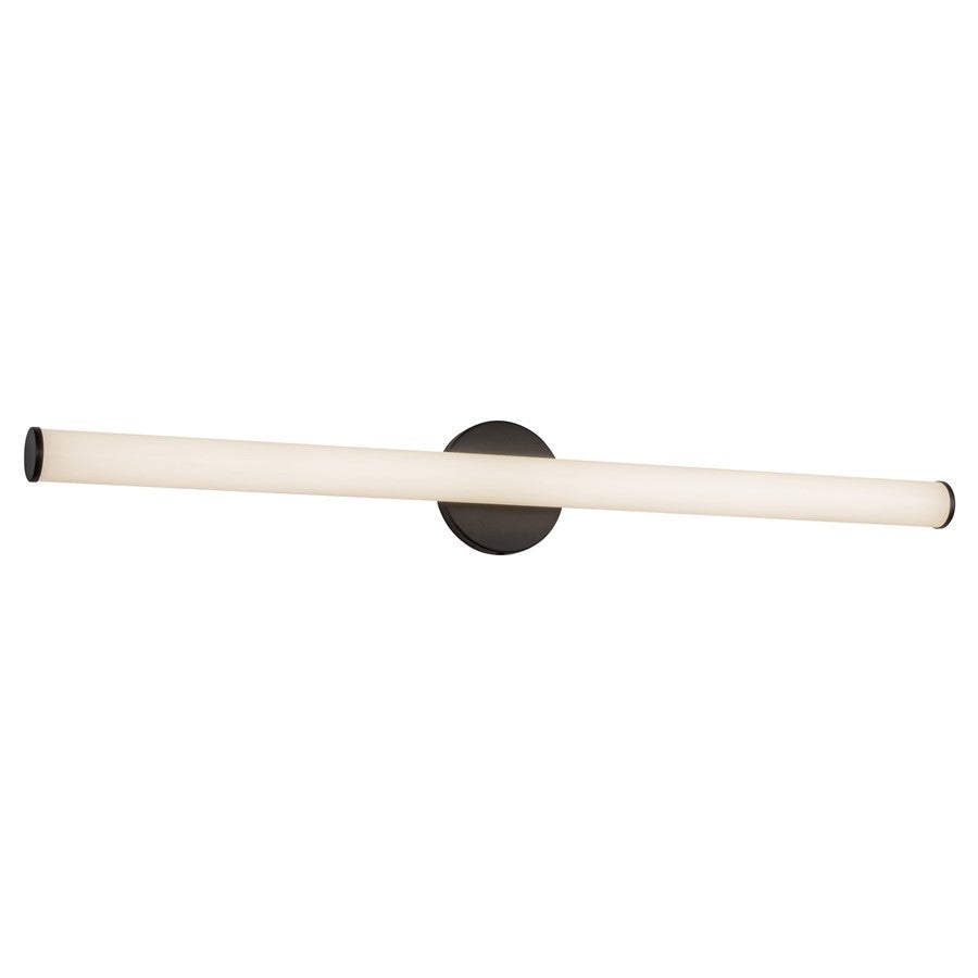 Kuzco Tectra 36" Black Dimmable LED Wall Sconce, Black