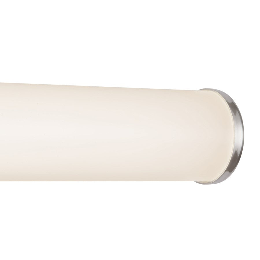 Kuzco Tectra 36" Silver Dimmable LED Wall Sconce, Brushed Nickel