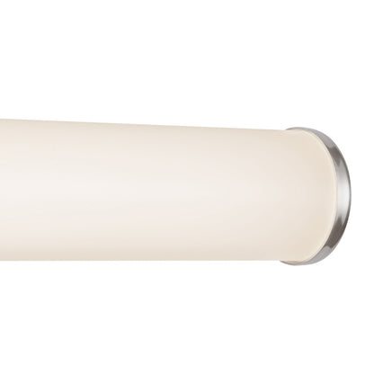 Kuzco Tectra 36" Silver Dimmable LED Wall Sconce, Brushed Nickel