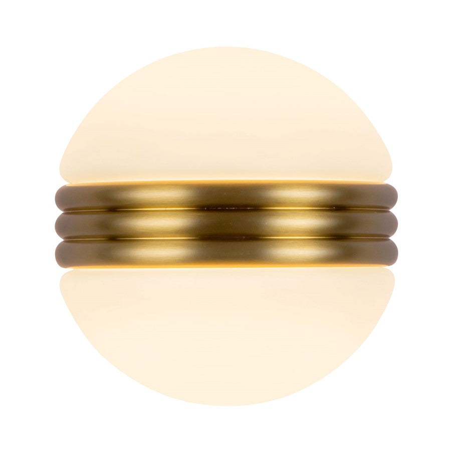Kuzco Selene 5" Gold Dim LED Wall Sconce, Brushed Gold - WS38105-BG