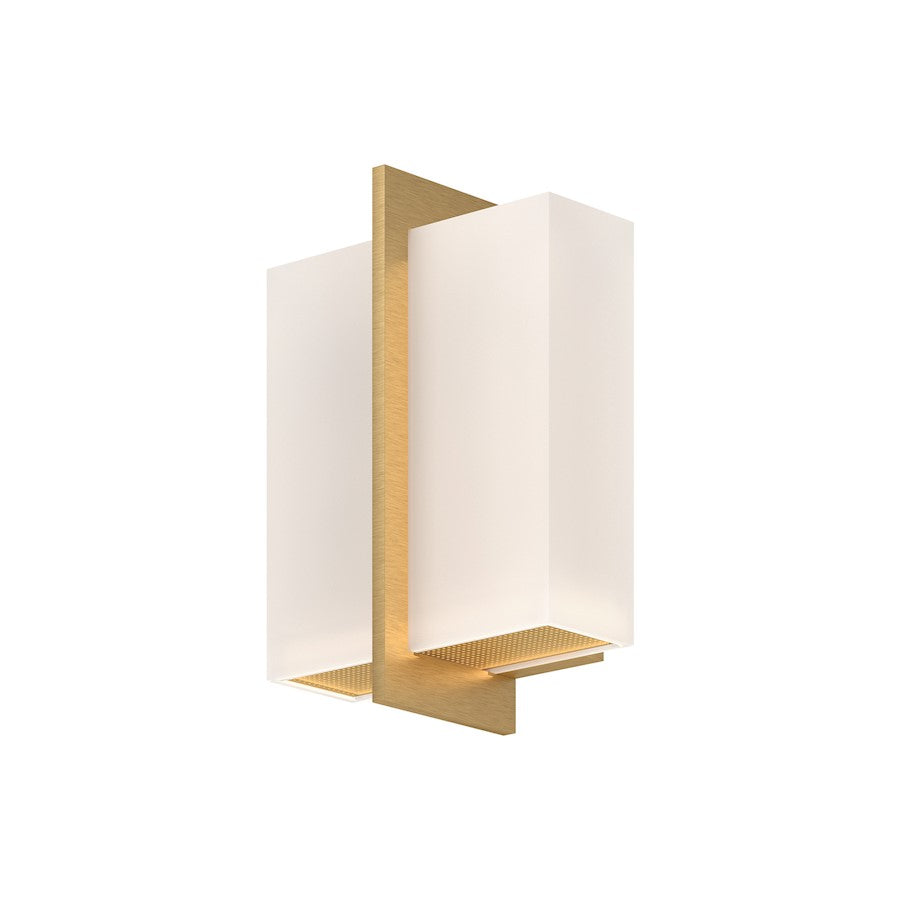 Kuzco Bengal 7" LED Wall Sconce, Brushed Gold/Opal - WS39210-BG