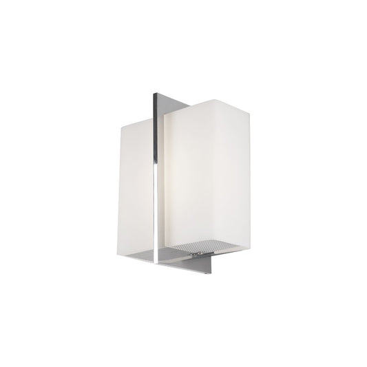 Kuzco Bengal 7" LED Wall Sconce, Chrome/Opal - WS39210-CH