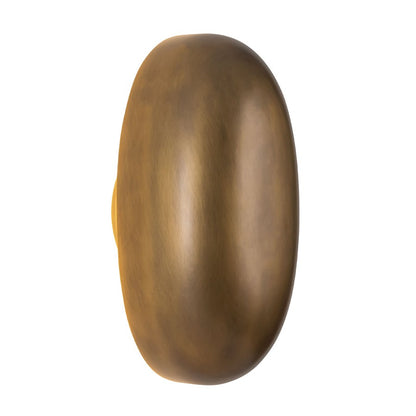 Kuzco Perle 10" Brass Dimmable LED Wall Sconce, Vintage Brass