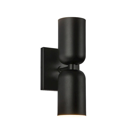 Kuzco Nola 2 Light 12" Wall Sconce, Black - WS57712-BK