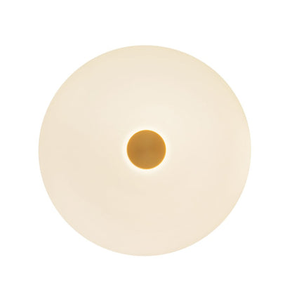 Kuzco Jada 5" Gold Dimmable LED Wall Sconce, Brushed Gold/Opal Glass