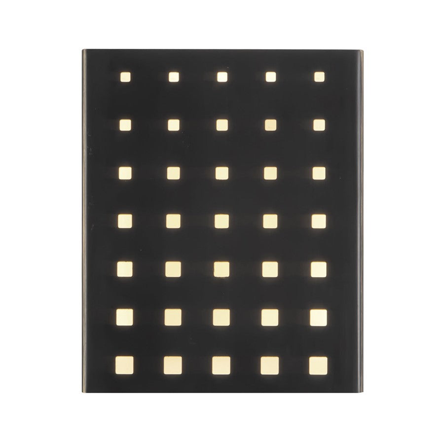 Kuzco Astoria 5" Black Dimmable LED Wall Sconce, Urban Bronze