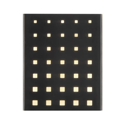 Kuzco Astoria 5" Black Dimmable LED Wall Sconce, Urban Bronze